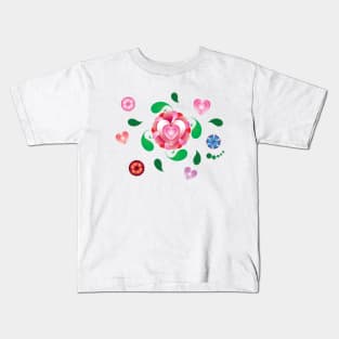 Summer Flowers, Spring Floral Kids T-Shirt